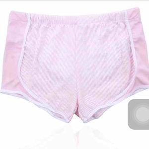 Seersucker athletic shorts