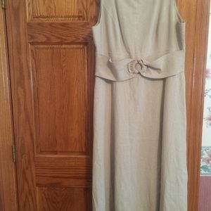 Cold Water Creek Earthy detail woven dress
