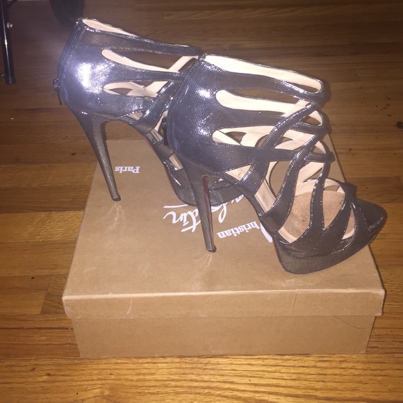 Christian Louboutin balota 150 suede mini square