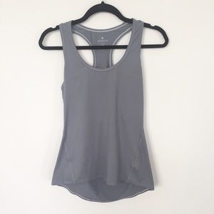 Athleta Gray Racerback Tank Top