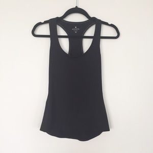 Athlete Black Racerback Tank Top