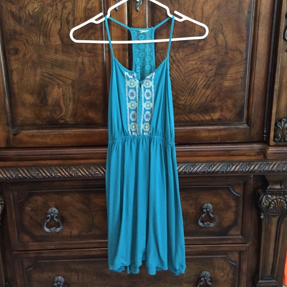 Teal dress