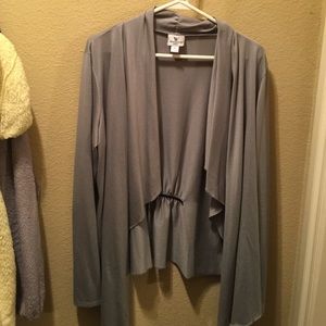 Grey cardigan