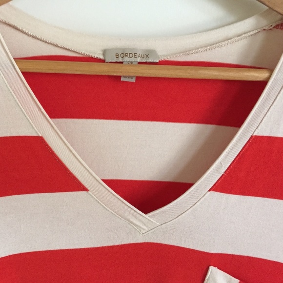 ✨SOLD Anthropologie/ Bordeaux Brand Tee - Picture 3 of 3