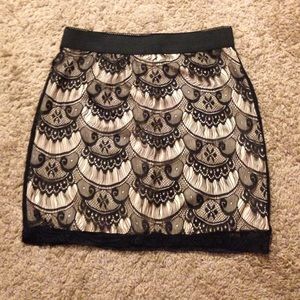 Fancy mini skirt