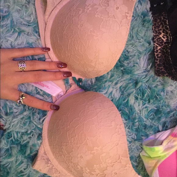 Nude push-up bra.