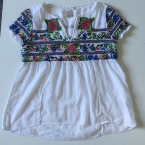 Vanessa Virginia embroidered top from Anthro