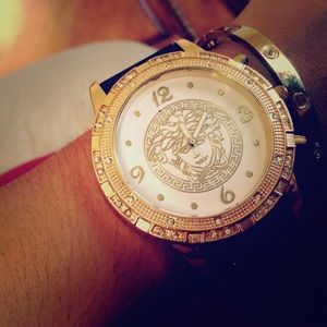 Medusa head , Versace , versus watch