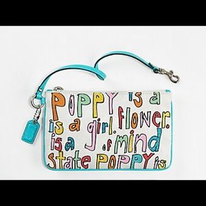 Coach Poppy Wristlet ("Poppy Is Glam")