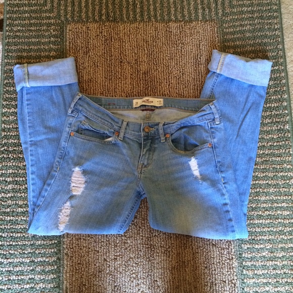 Hollister ripped pants