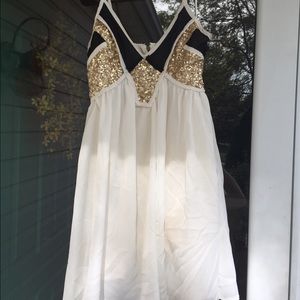 Boutique Sequined Homecoming Dress