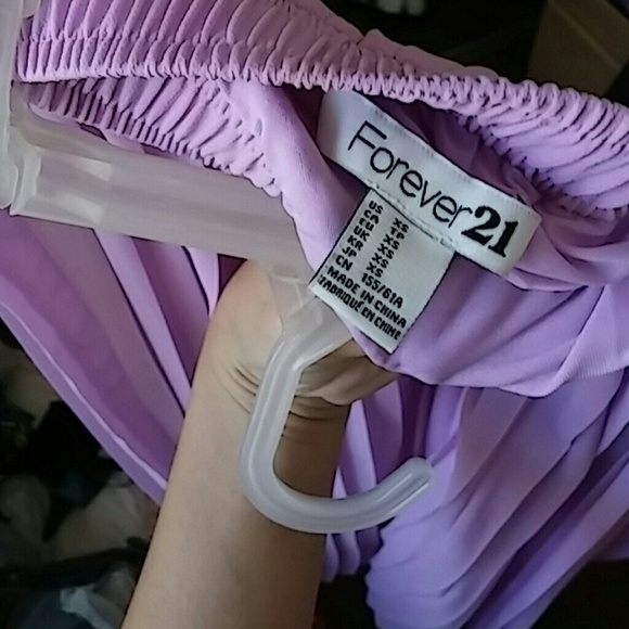 Beautiful Lilac Maxi Skirt - Picture 3 of 3