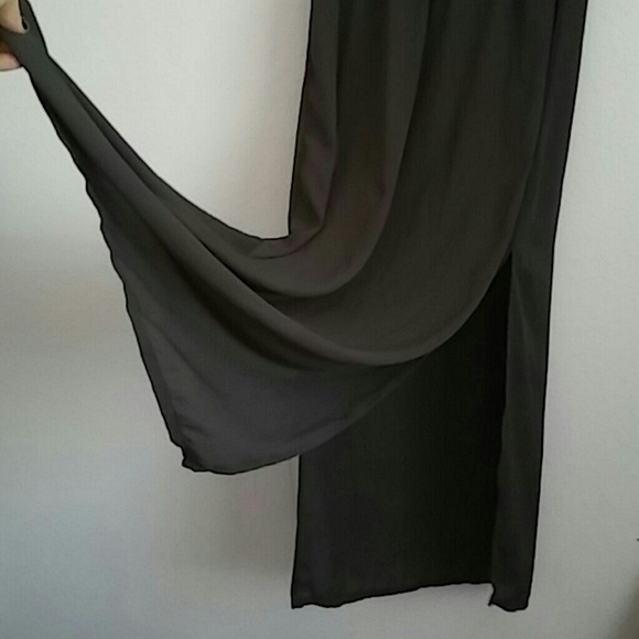 Charcoal Gray Maxi Skirt - Picture 2 of 4