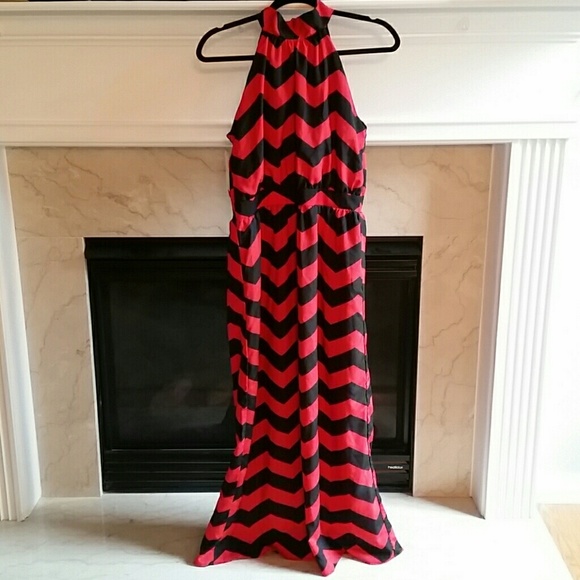 Chevron print dress