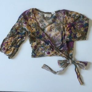 Guinevere wrap cardigan from Anthropologie.