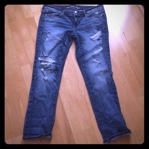 American Eagle Destroyed Skinny Jeans