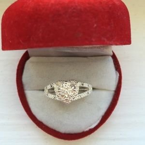 Sterling silver Valentine ring