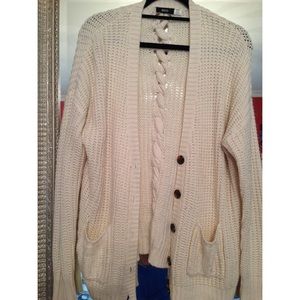 Cream Knit Cardigan
