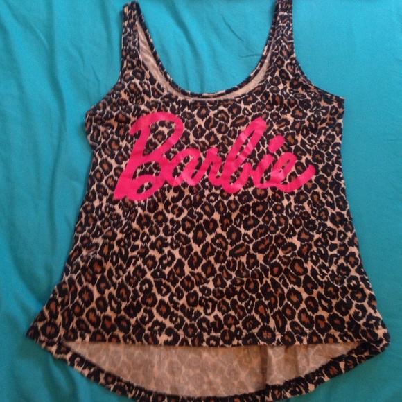 "Barbie" leopard tank top