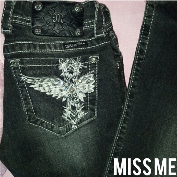 Miss Me Black Denim Jeans 24