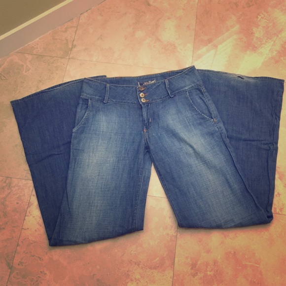 Hudson wide leg jeans