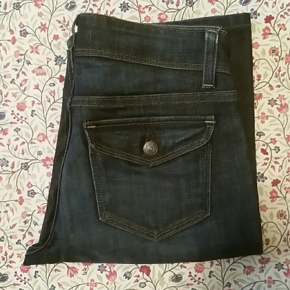 NWOT GAP Boot Cut Dark Wash Snap Pocket Jeans