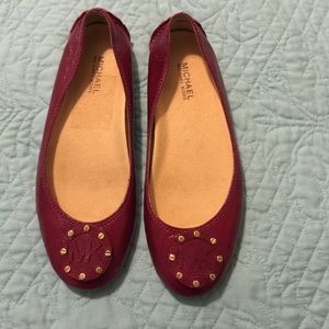 Never worn MK red flats..NWOB