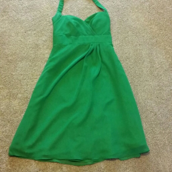 Kelly green bridesmaid dress - Picture 2 of 3