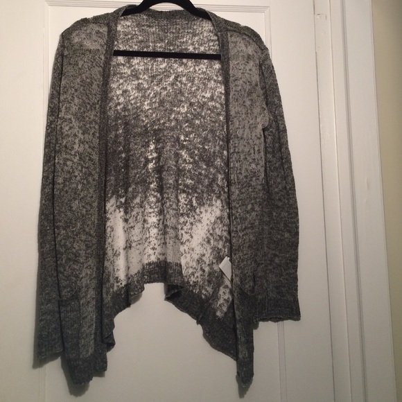 Brandy Melville grey burnout sweater