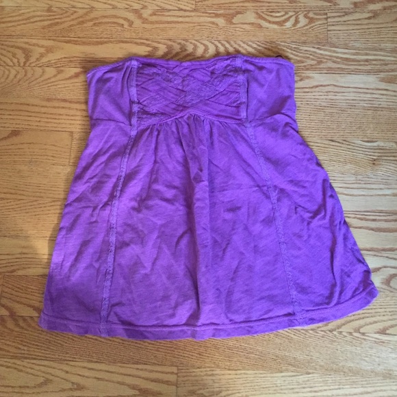 Purple tube top from AE