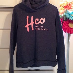 Navy blue hollister sweatshirt