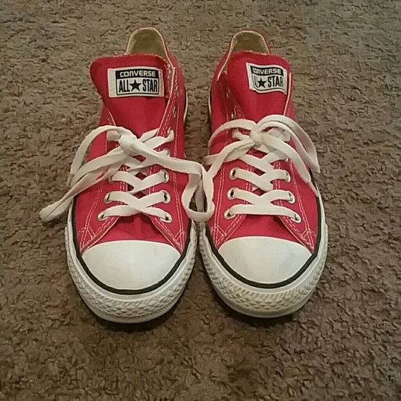 Red converse
