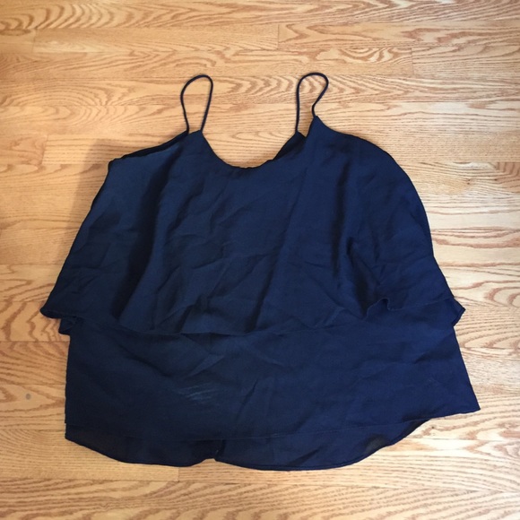 Black blouse tank top