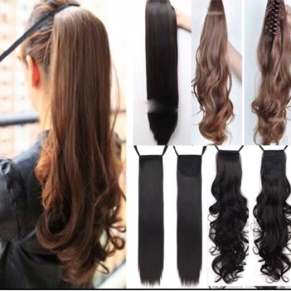 Accessories - Wavy long binding ponytail hair extension