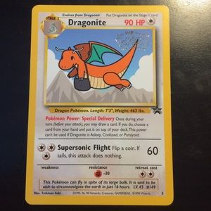 Dragonite Pokemon trading card