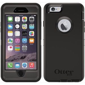 IPHONE 6/6S black otterbox defender case