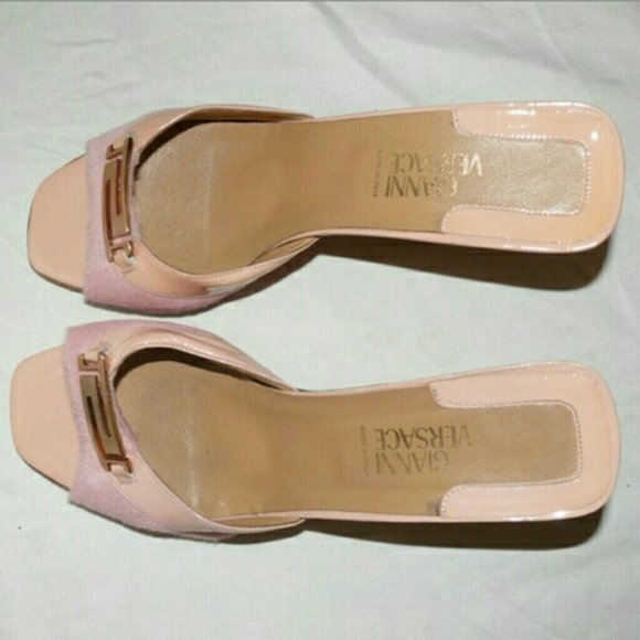 Vintage Versace pink high heels sz 39 - Picture 2 of 4