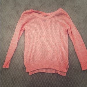 coral sweater