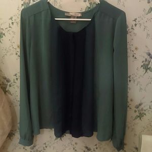 Teal blouse