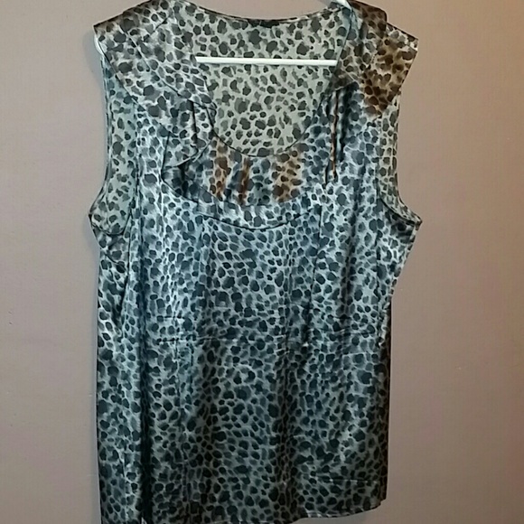 Ann Taylor silk printed top