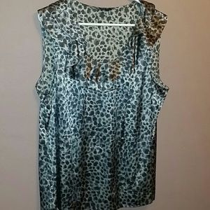 Ann Taylor silk printed top