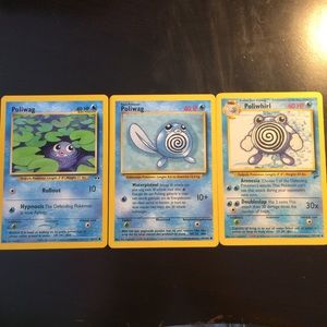 3 Pokemon cards