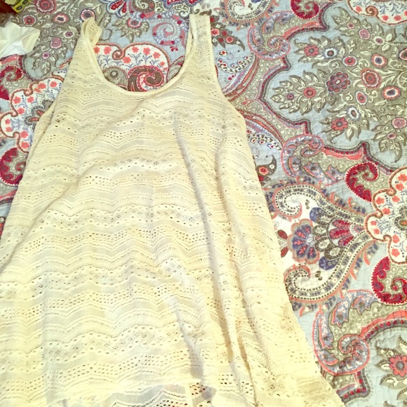 SOLD High Low Crotchet Dress/Shirt
