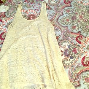 SOLD High Low Crotchet Dress/Shirt