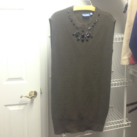 Simply Vera olive cable "dress"