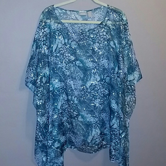 Chicos peacock poncho