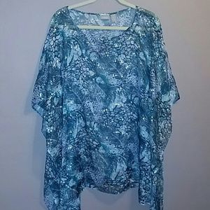 Chicos peacock poncho