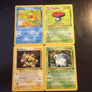 Multiple different Pokemon cards