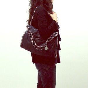 Stella Mcartney Falabella Shaggy Foldover Tote