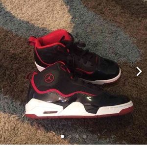 Jordan TC- Black, white, varsity red